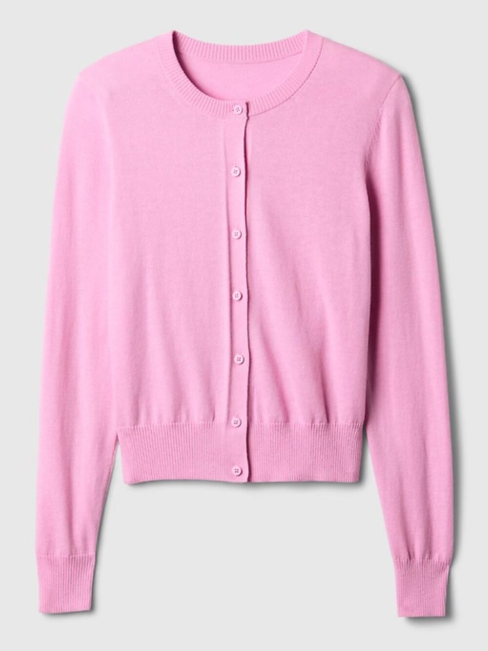 Gap Lightweight CashSoft Cardigan in Sugar Pink - Picture 4 of 9